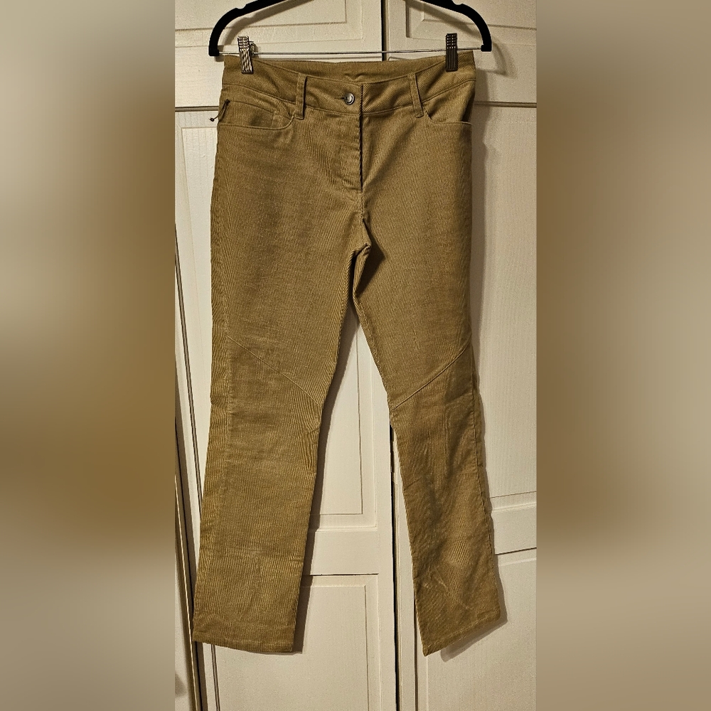 Women's Light Tan, Pencil Corduroy (light weight) Pant, Size 6